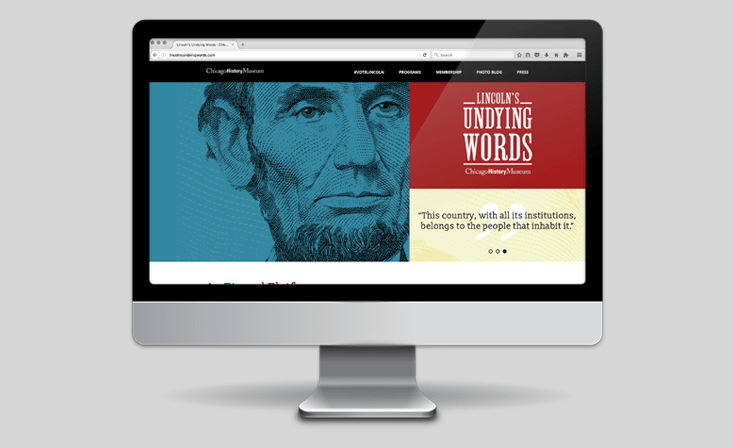 Chicago History Museum Website Design Services Example